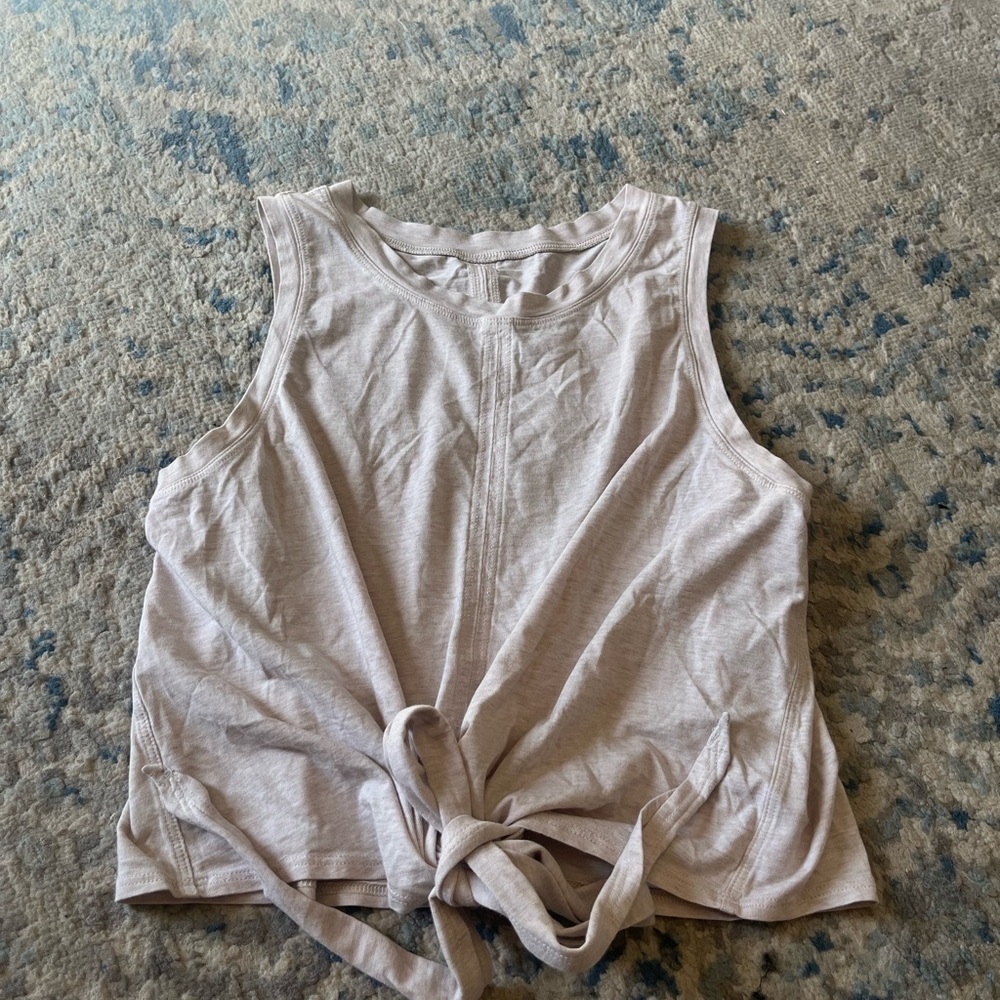 Lululemon Time to Restore Tank Heathered Dune size 6 - Picture 4 of 4